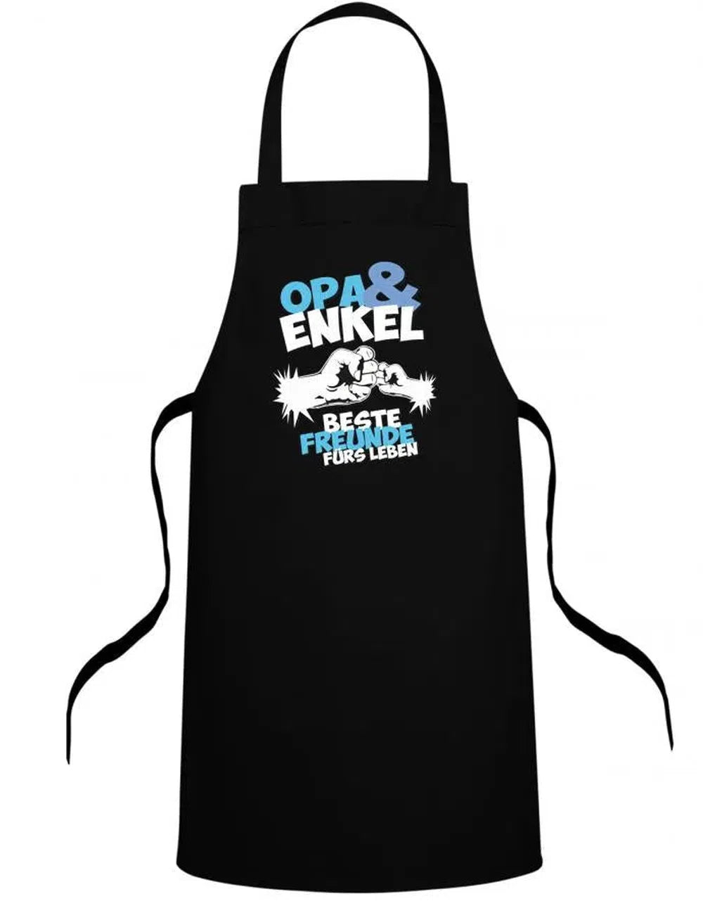 Opa Schürze - Opa und Enkel beste Freunde fürs Leben - Fäuste - Geschenk für Opa