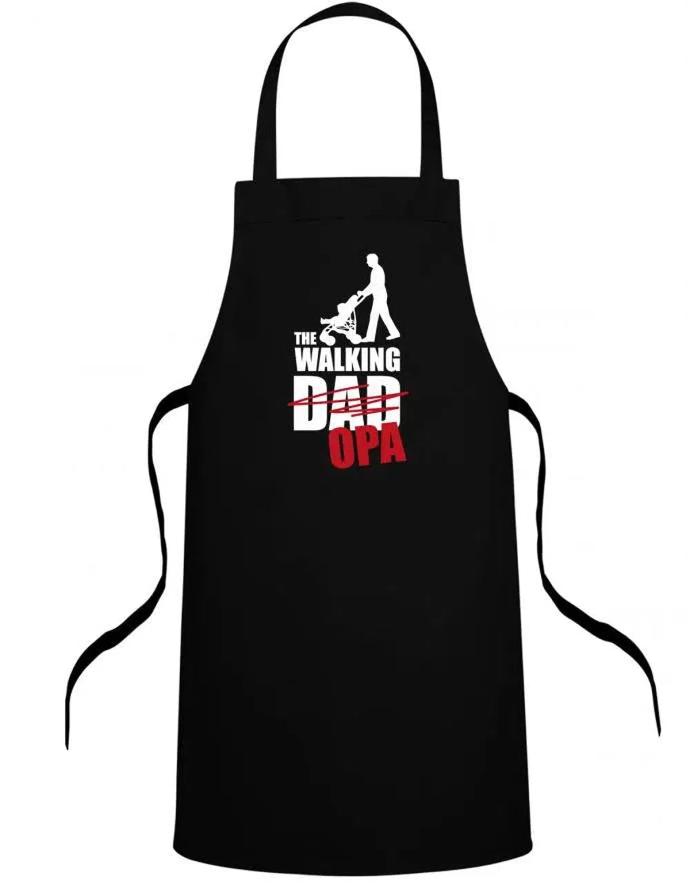 Opa Schürze - The walking Dad durchgestrichen Opa - Geschenk für Opa
