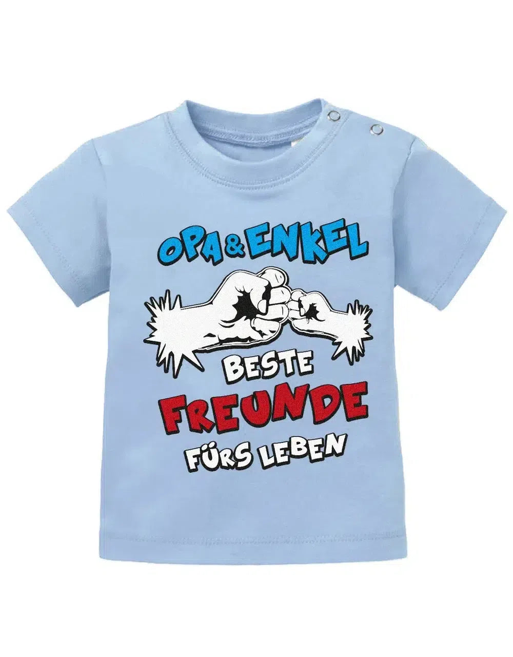 Opa und Enkel - Beste Freunde fürs Leben - Comic - Baby T-Shirt