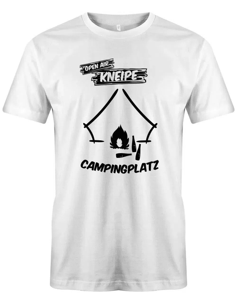 Open Air Kneipe Campingplatz - Camper - Herren T-Shirt