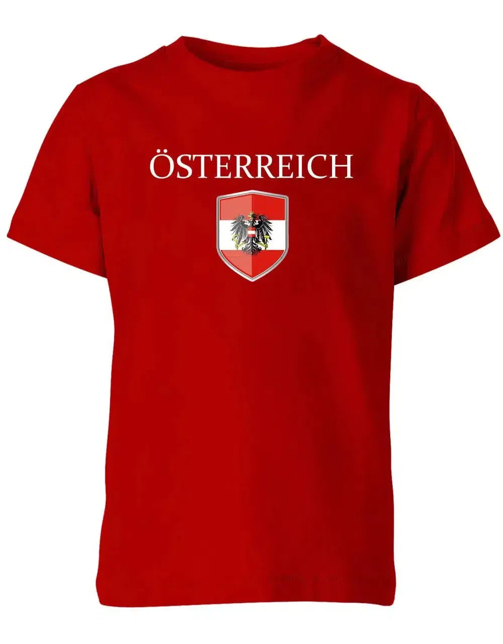 Österreich Wappen - WM EM - Austria Fan - Kinder T-Shirt