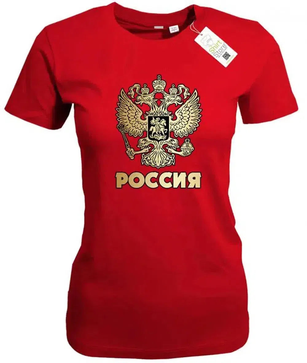 POCCNR - Russland - Russia EM WM - Fan - Damen T-Shirt