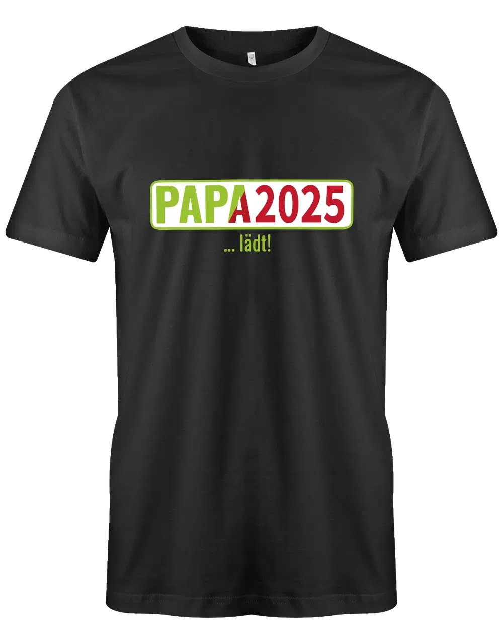 Papa 2025 lädt - loading - Werdender Papa Shirt Herren