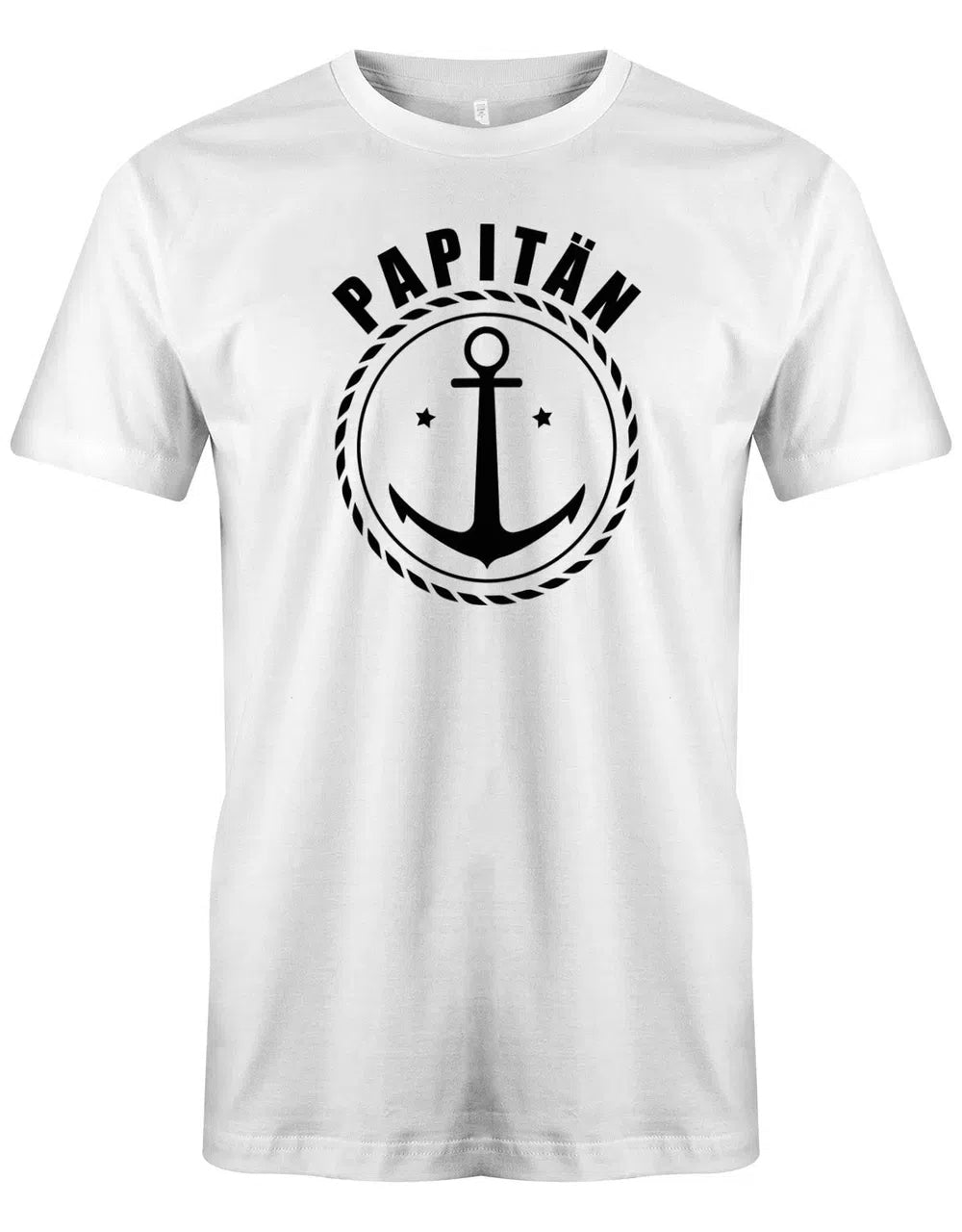 Papitän mit Anker Kapitän Papa TShirt