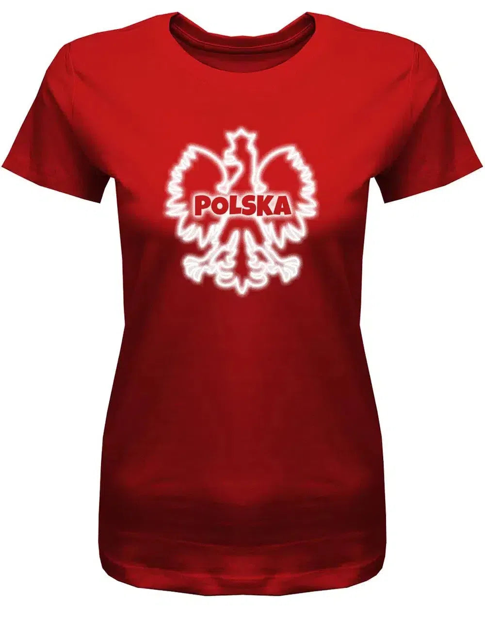 Polska Adler Outline - Polen - Fan - Damen T-Shirt