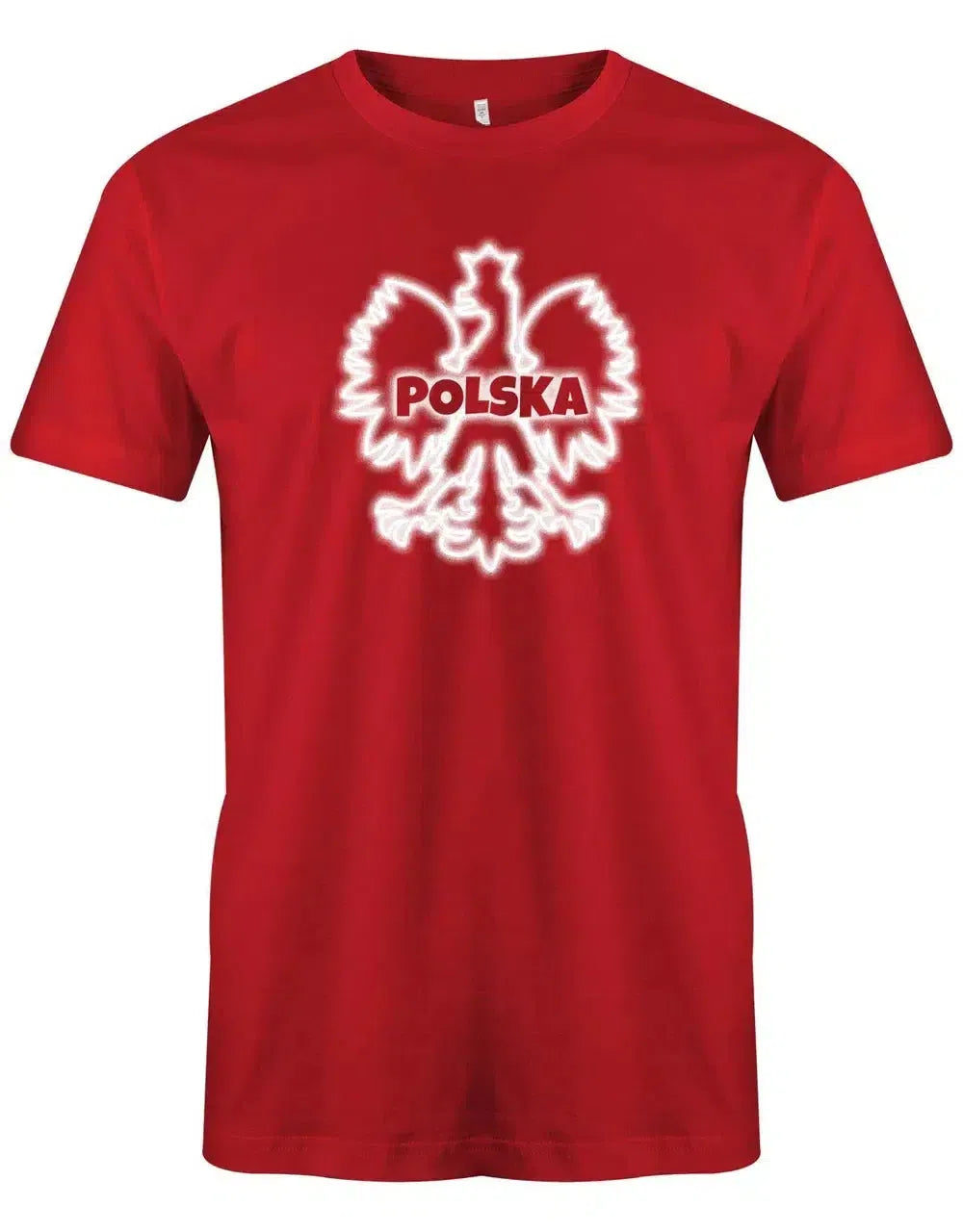 Polska Adler Outline - Polen - Fan - Herren T-Shirt
