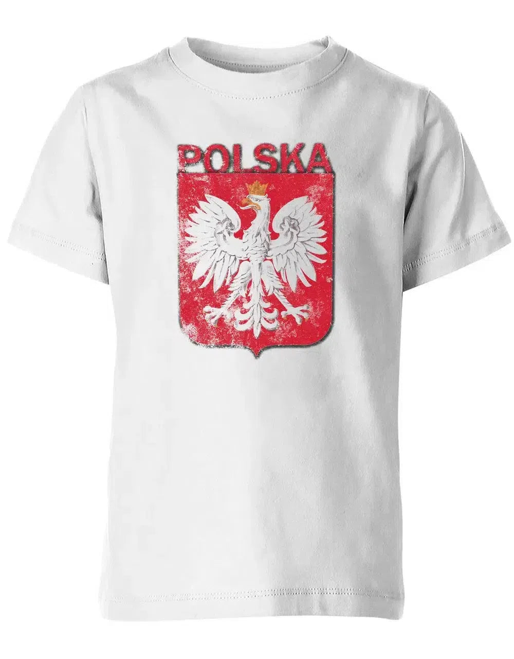 Polska - Vintage - EM WM - Polen Fan - Kinder T-Shirt