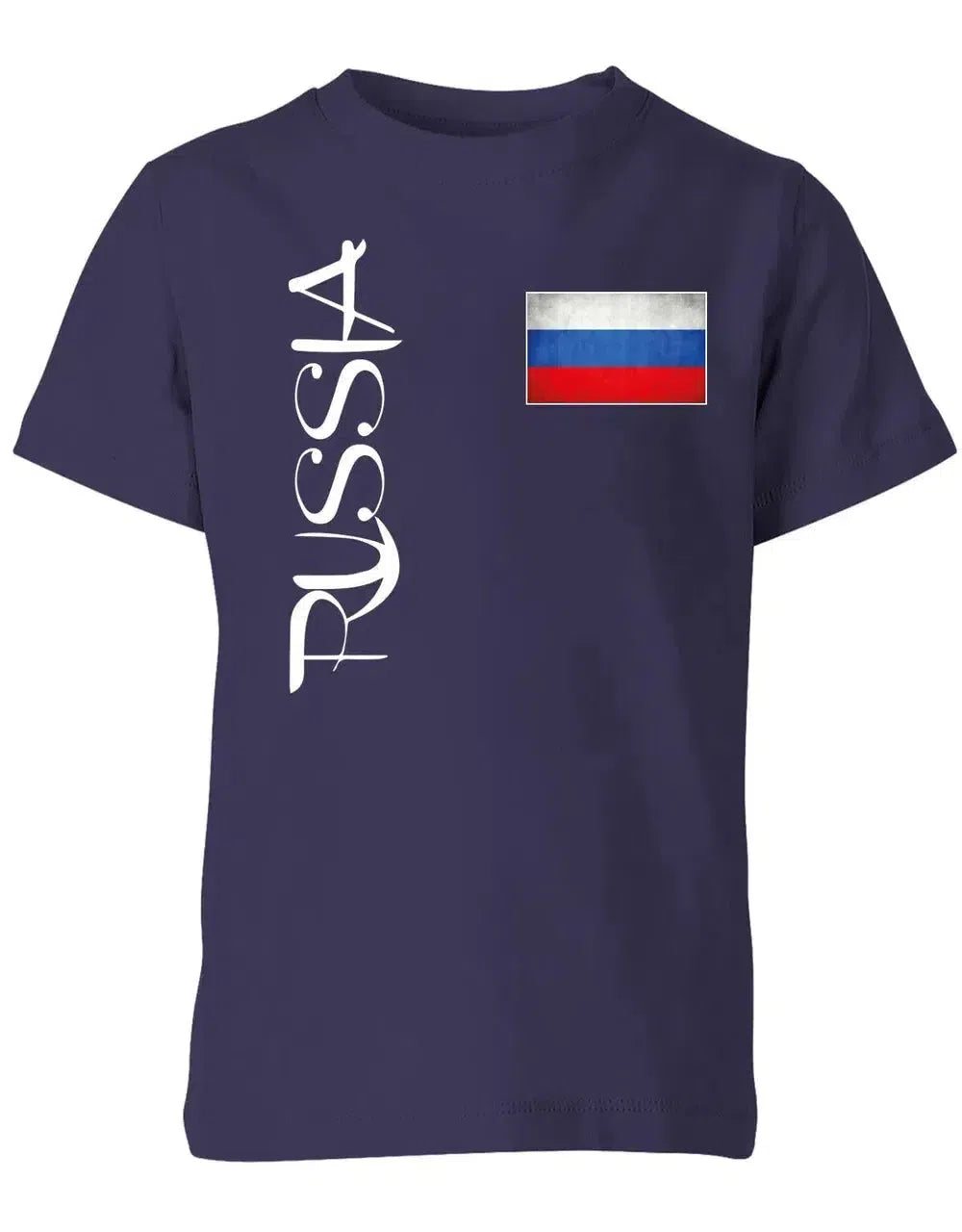 Russia Fahne - EM WM - Russland Fan - Kinder T-Shirt