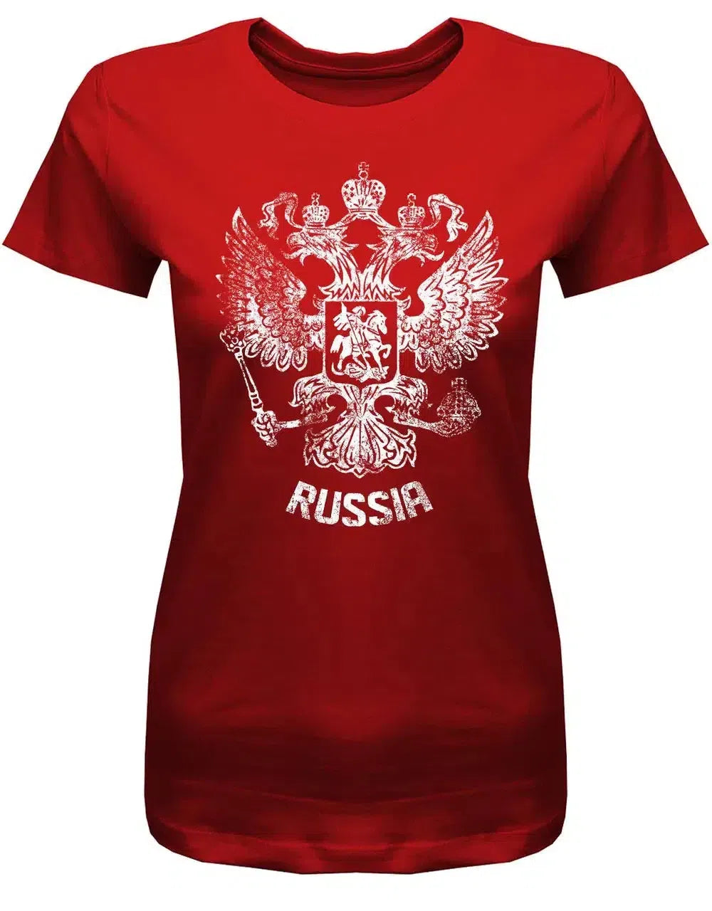 Russia Vintage Look - Russland EM WM - Fan - Damen T-Shirt