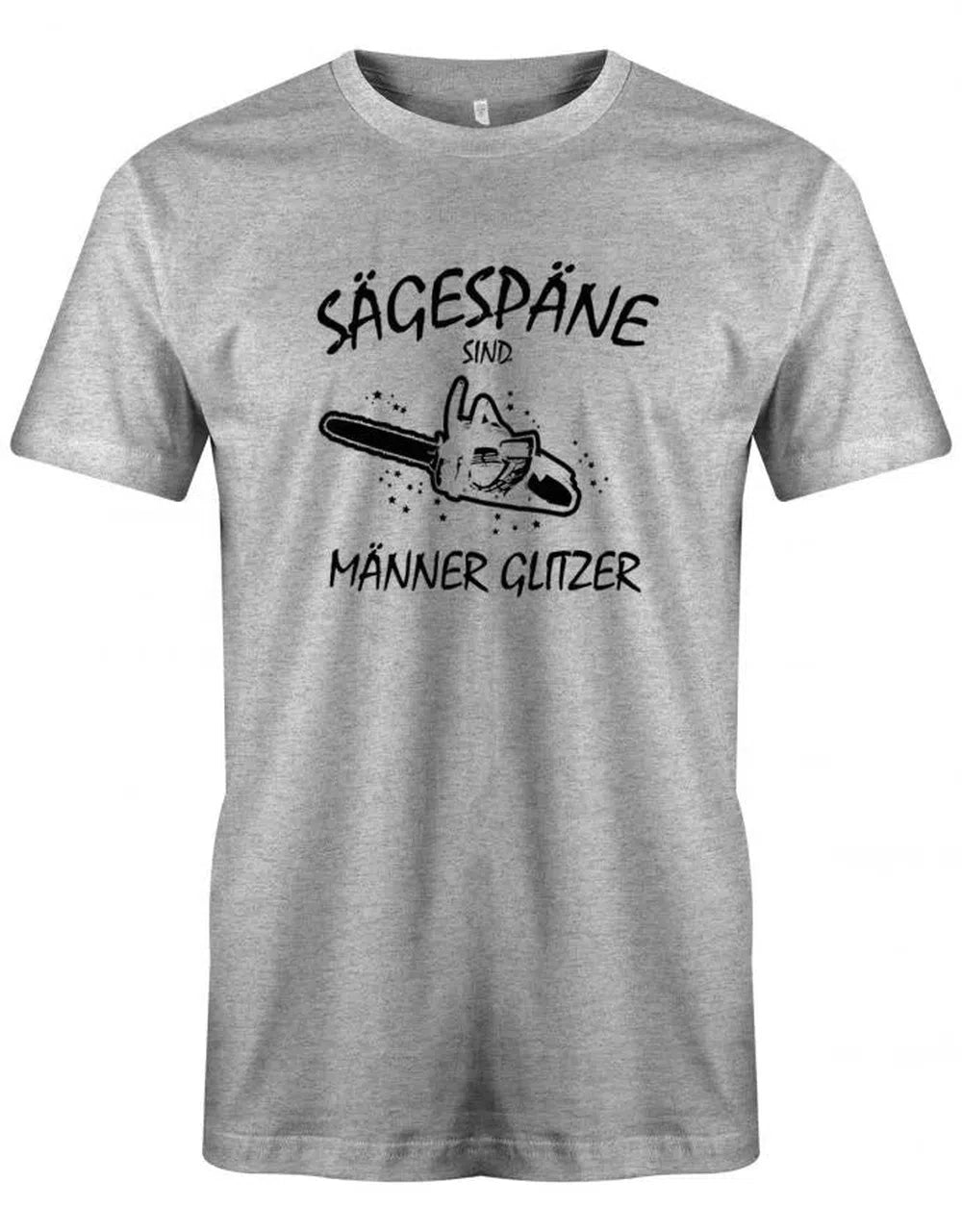 Sägespäne sind Männer Glitzer Kettensäge - Holzfäller - Herren T-Shirt