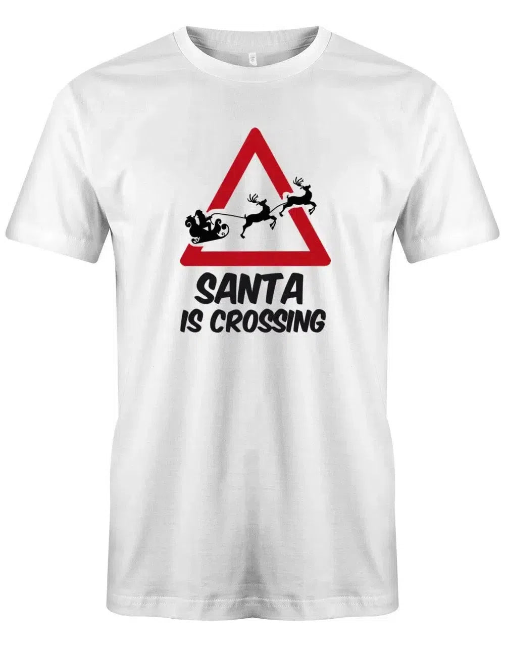 Santa is crossing - Weihnachten - Herren T-Shirt
