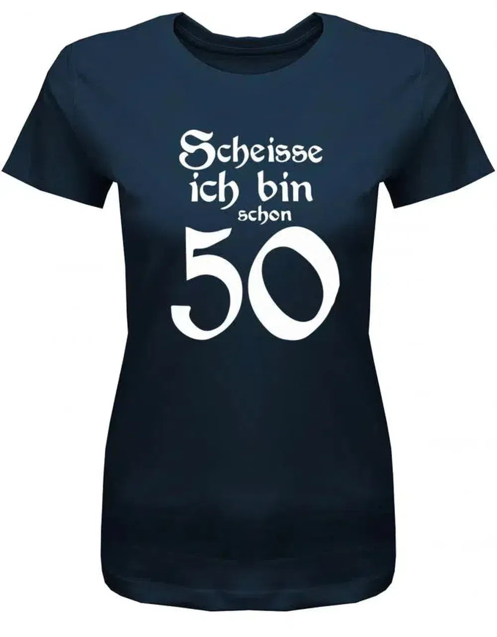 Scheisse ich bin schon 50 - Geburtstag - Damen T-Shirt