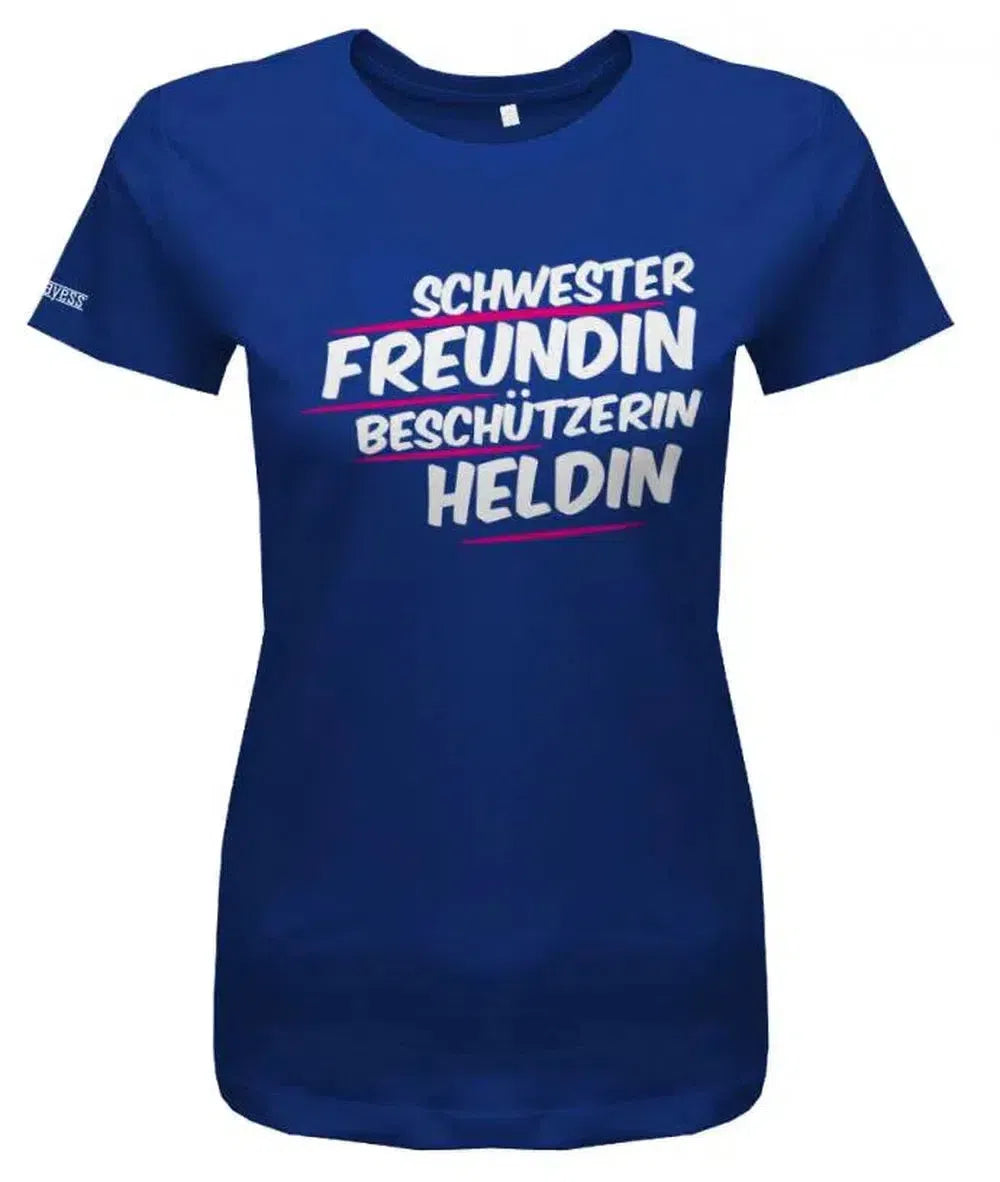 Schwester Freundin Beschützerin Heldin - Damen T-Shirt