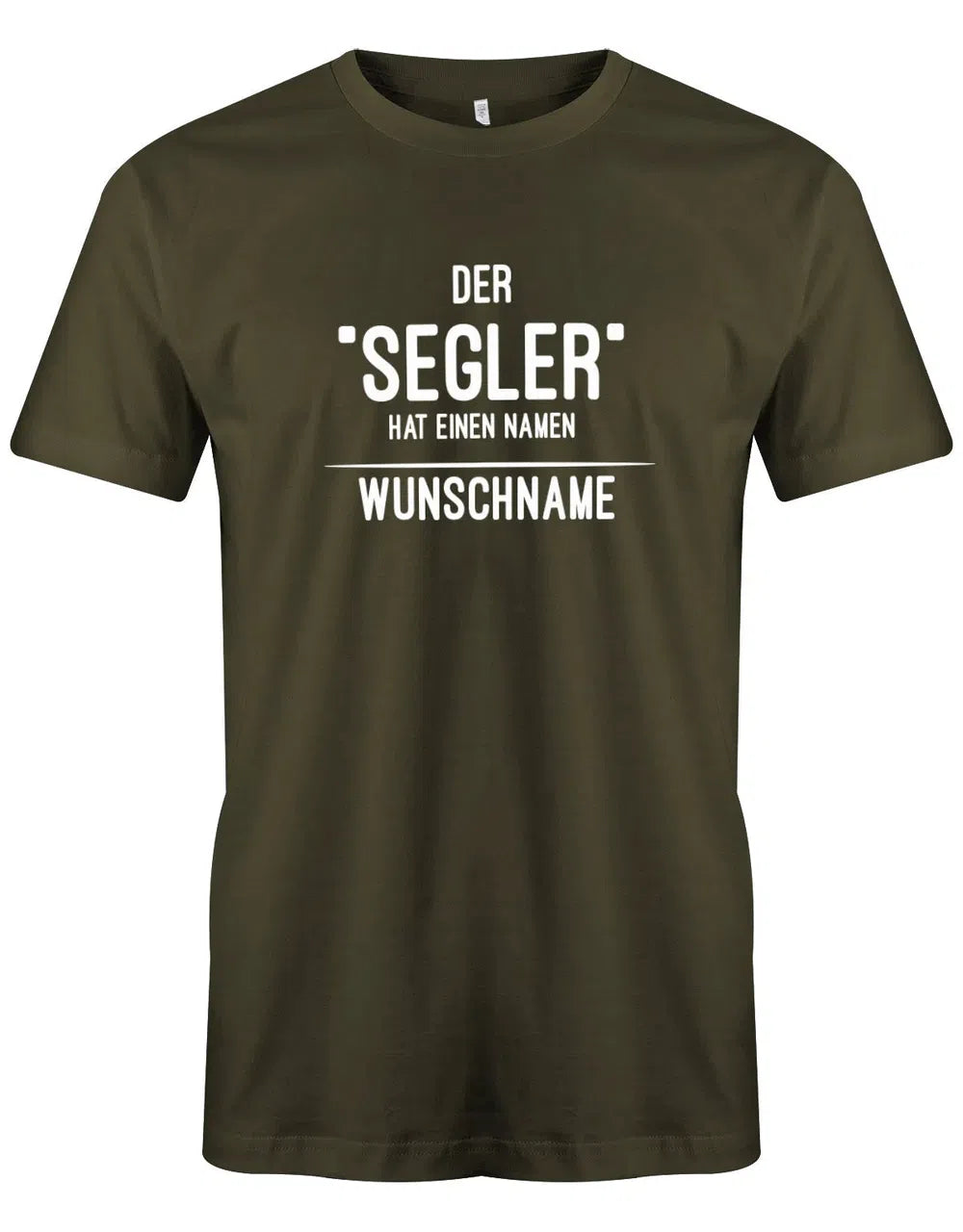 Segler Shirt Herren - Der Segler hat einen Namen - personalisierbar mit Wunschname
