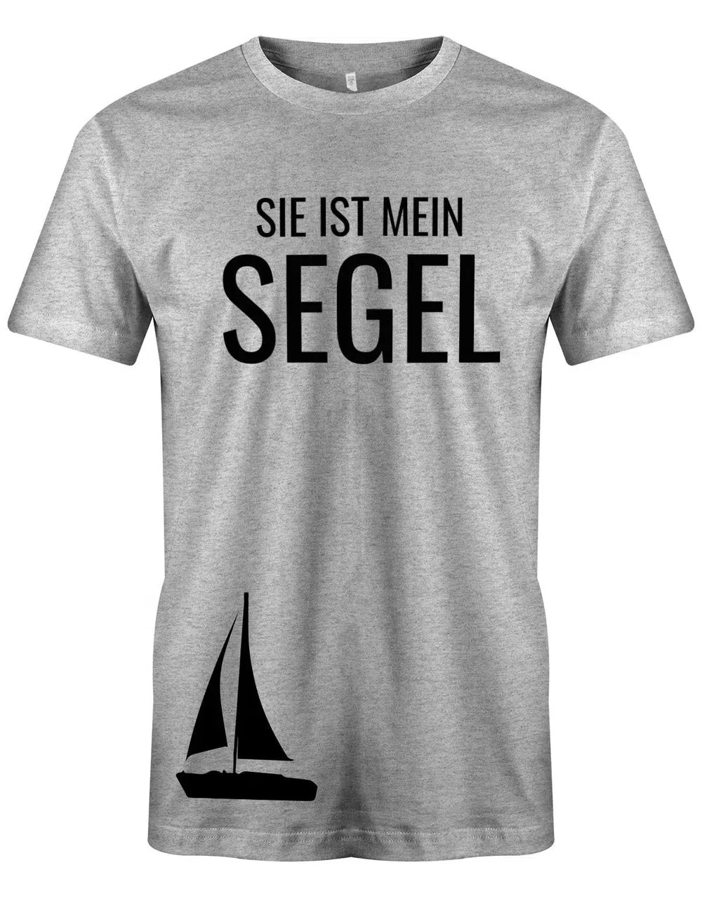 Sie ist mein Segel - Partner Couple - Herren T-Shirt