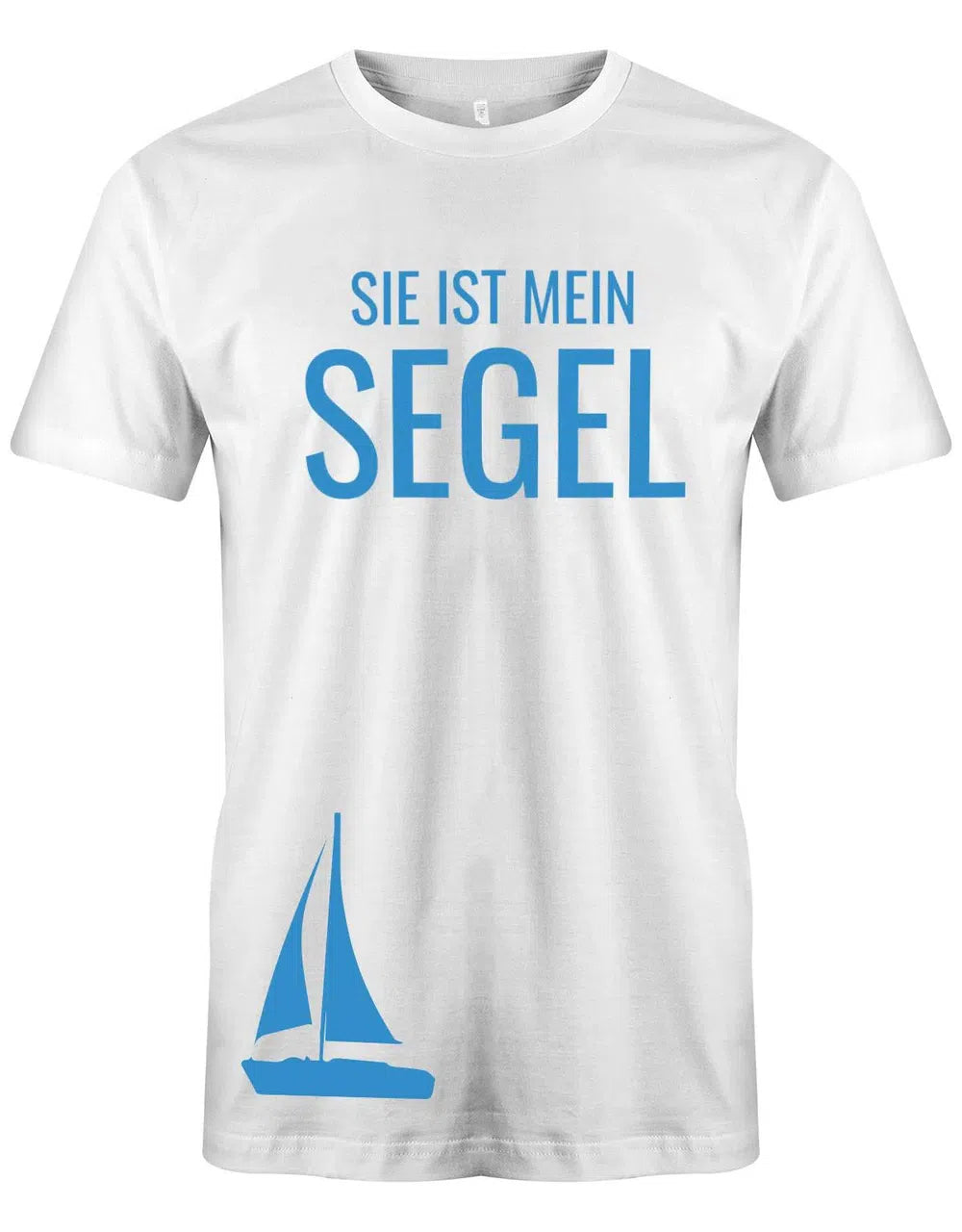 Sie ist mein Segel - Partner Couple - Herren T-Shirt