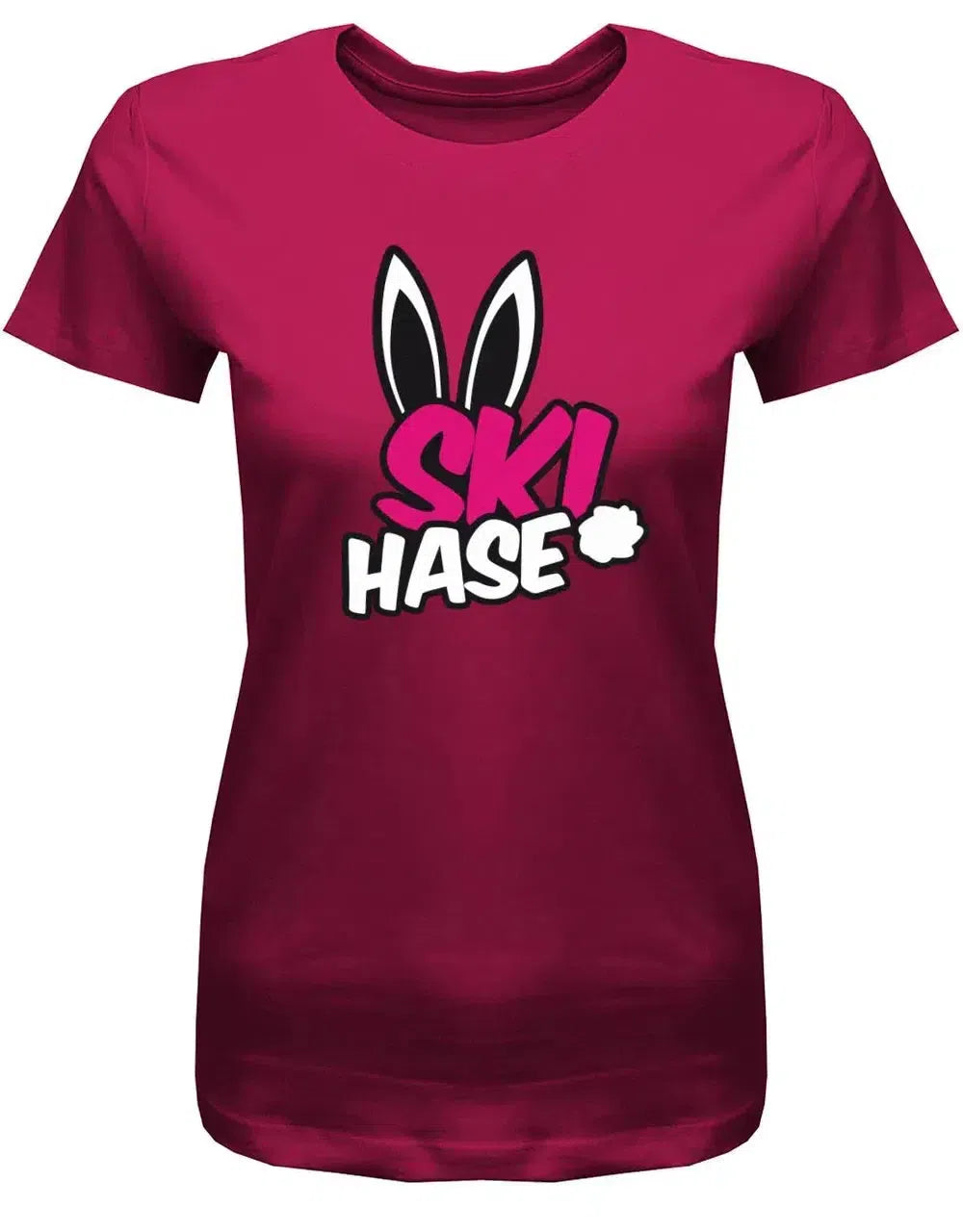 Ski Hase - Damen T-Shirt