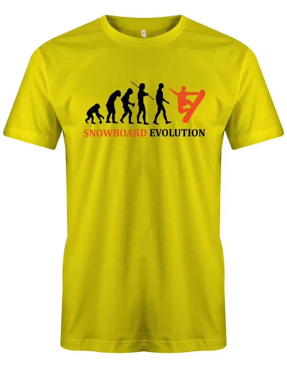 Snowboard Evolution - Snowboarder - Herren T-Shirt