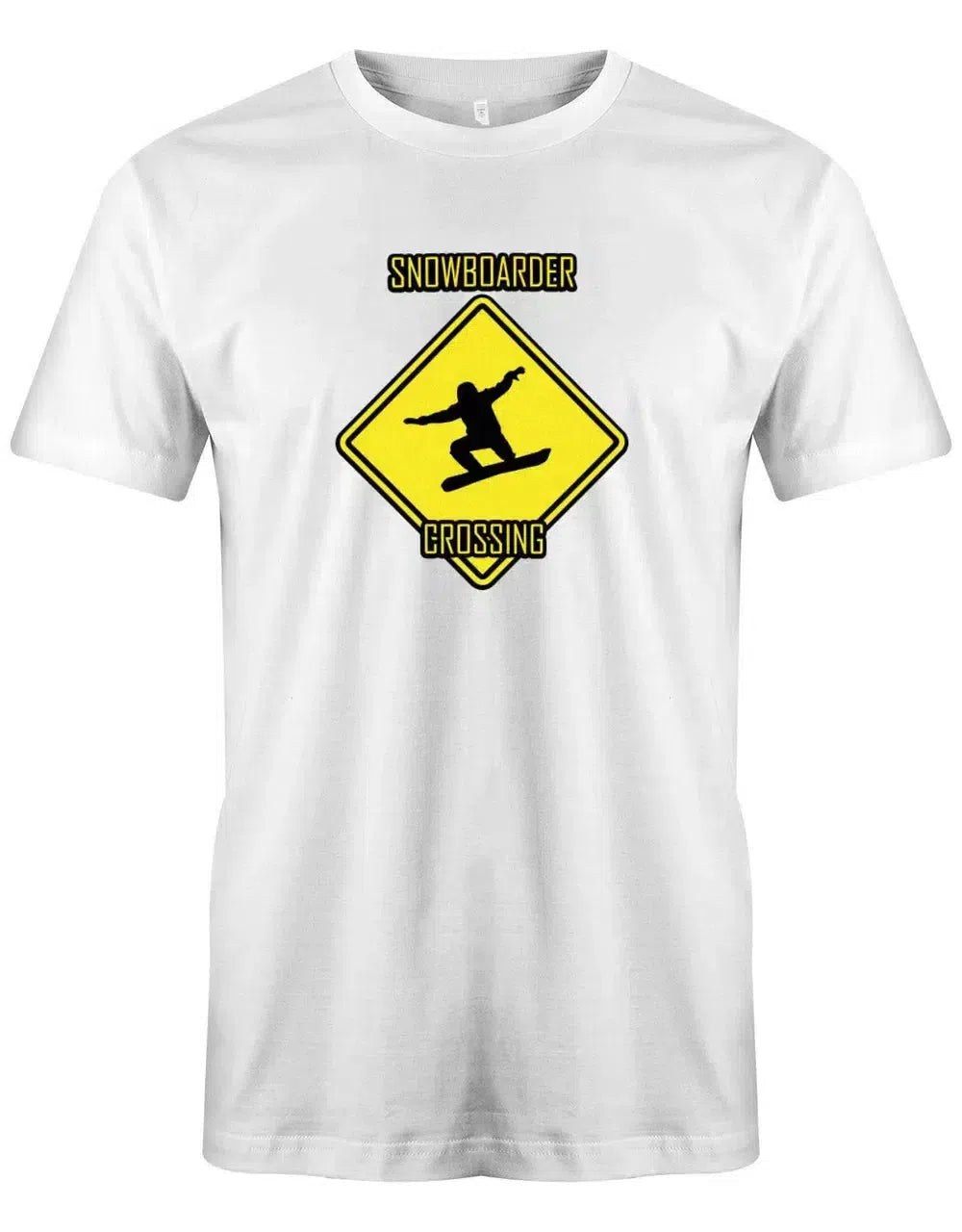 Snowboarder Crossing - Snowboard - Herren T-Shirt