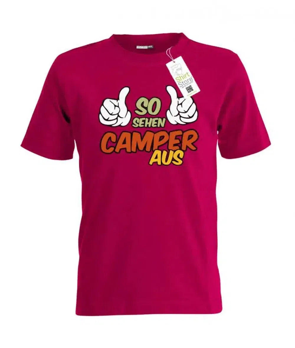 So sehen Camper aus - Camping - Kinder T-Shirt