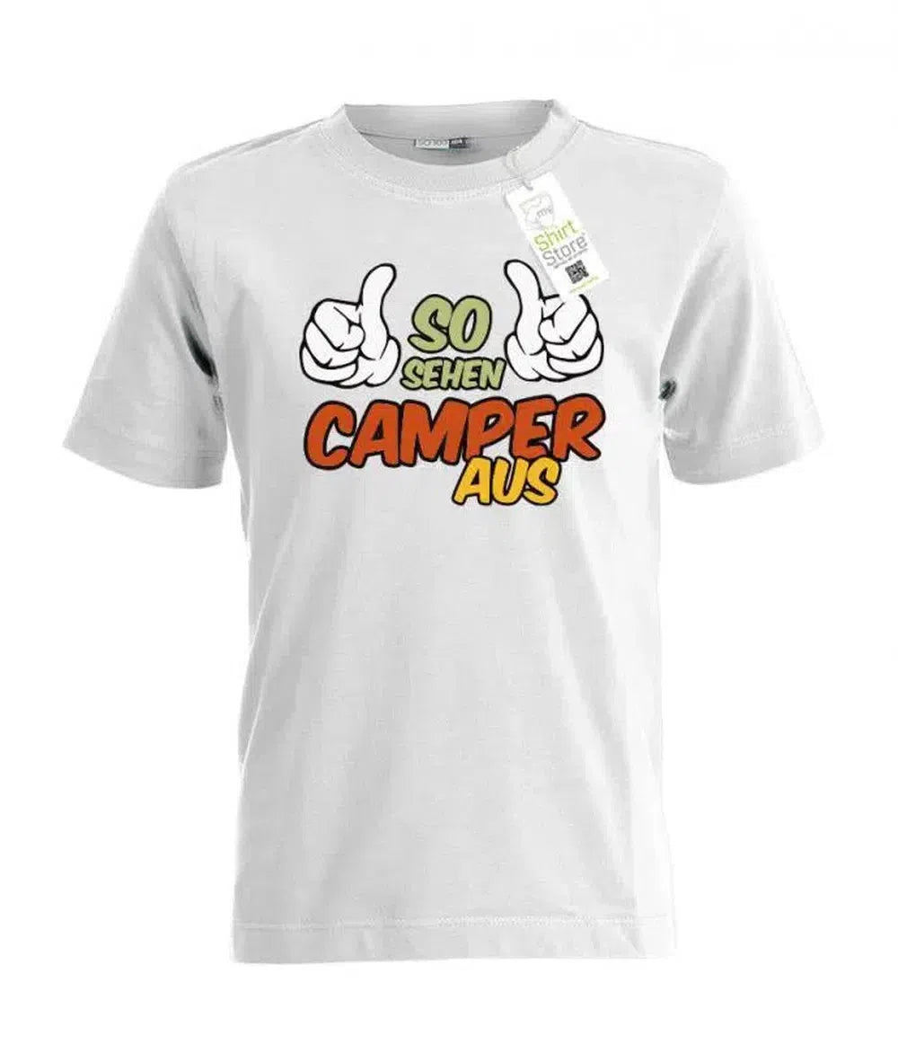 So sehen Camper aus - Camping - Kinder T-Shirt