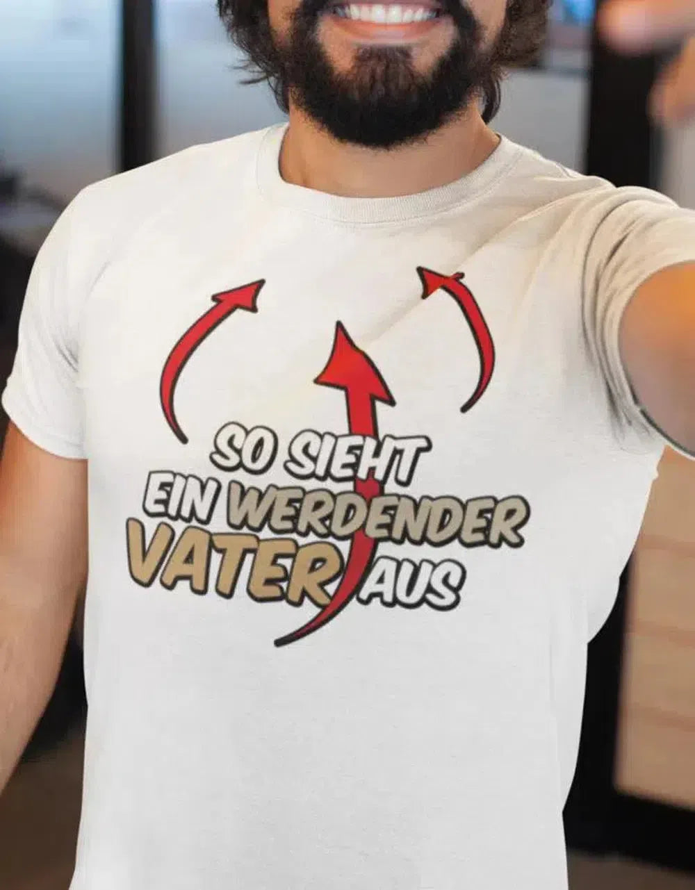 So sieht ein werdender Vater aus - Werdender Papa Shirt Herren