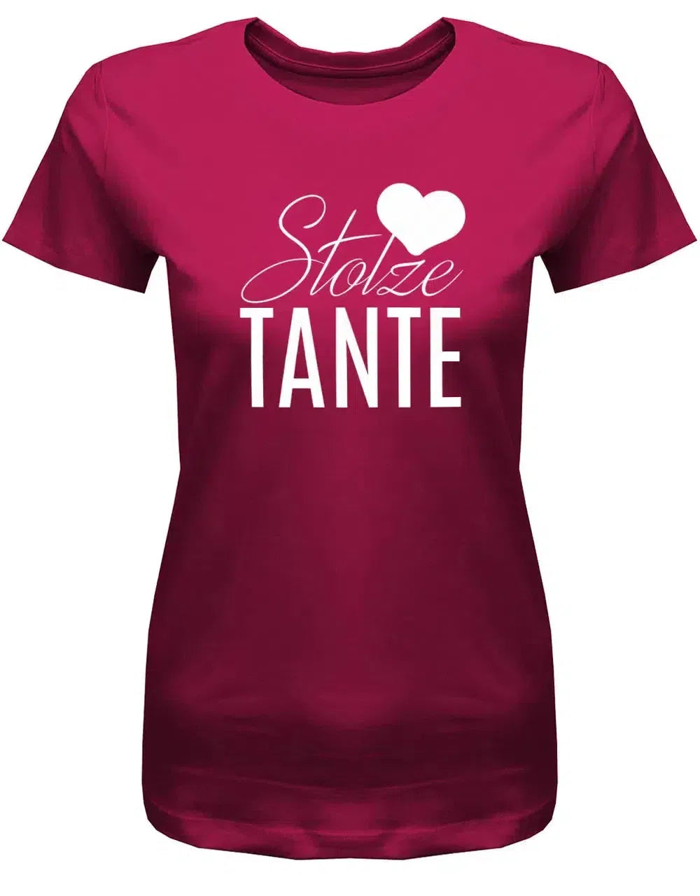 Stolze Tante Herz - Patentante - Damen T-Shirt