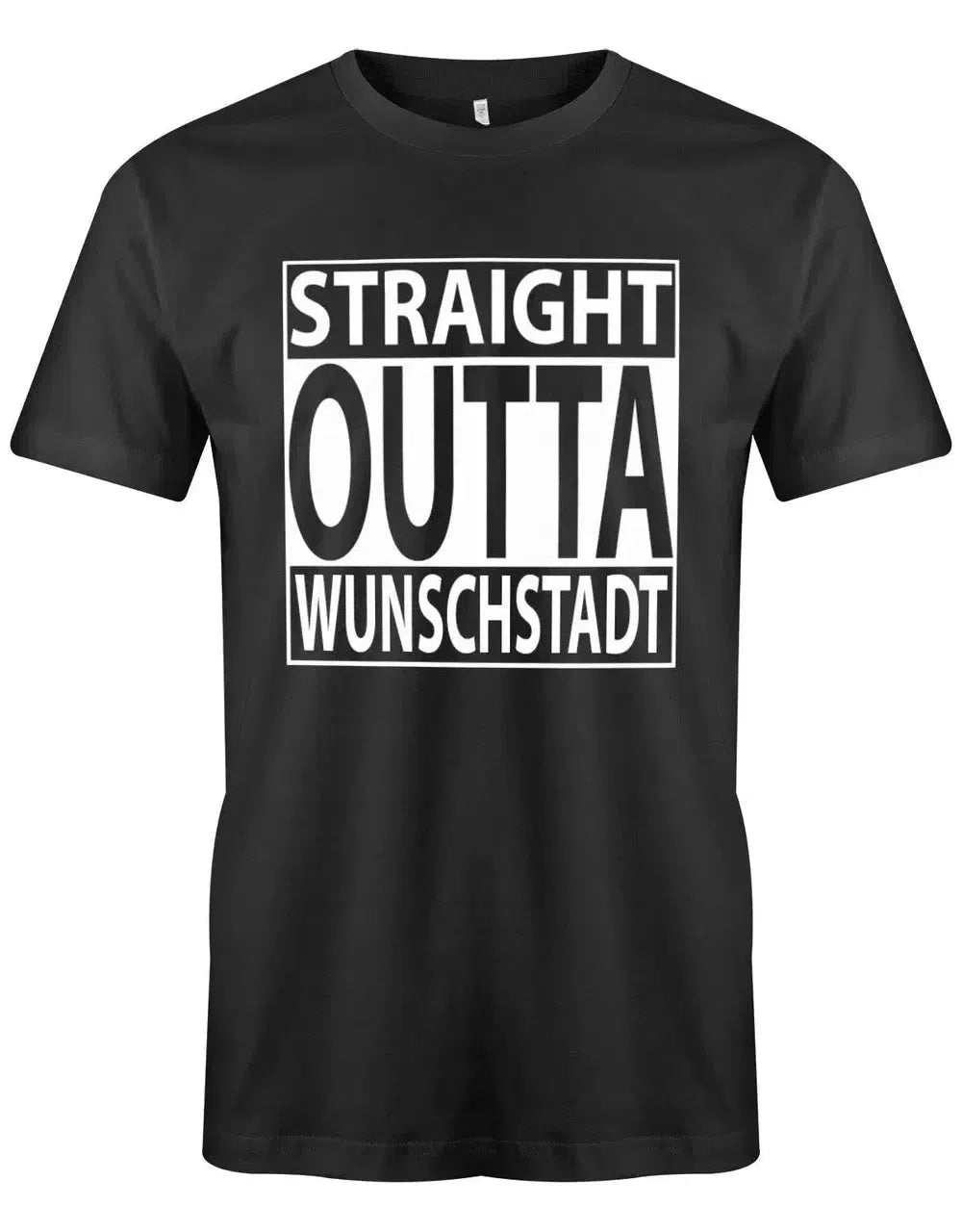 Straight outta - Deine Wunschstadt - Herren T-Shirt
