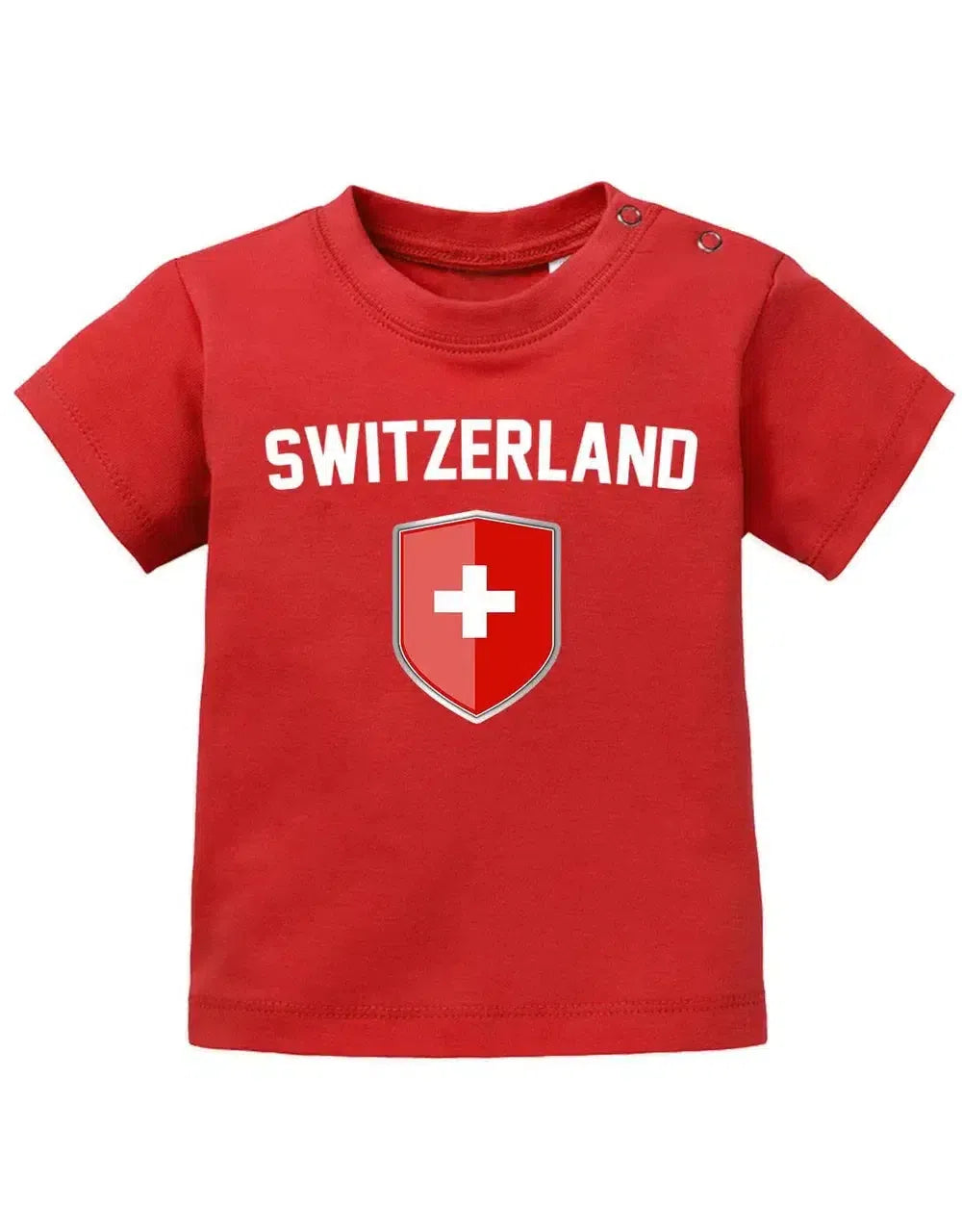 Switzerland - Fan T-Shirt WM EM - Schweiz - Baby T-Shirt