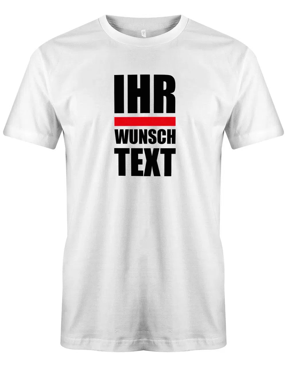 T-Shirt mit Wunschtext Herren - Block Style