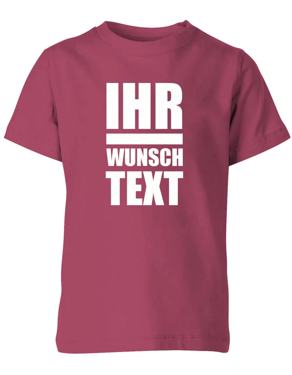 T-Shirt mit Wunschtext Kinder - Block Style