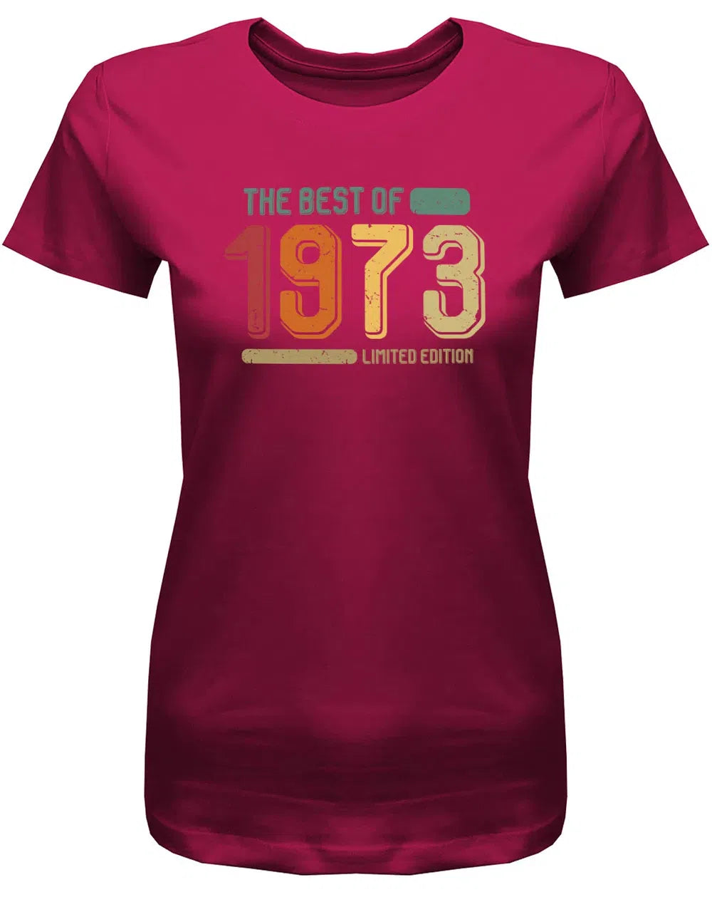 The Best of 1973 Limited Edition Retro Vintage - Jahrgang 1973 Geschenk Frauen Shirt