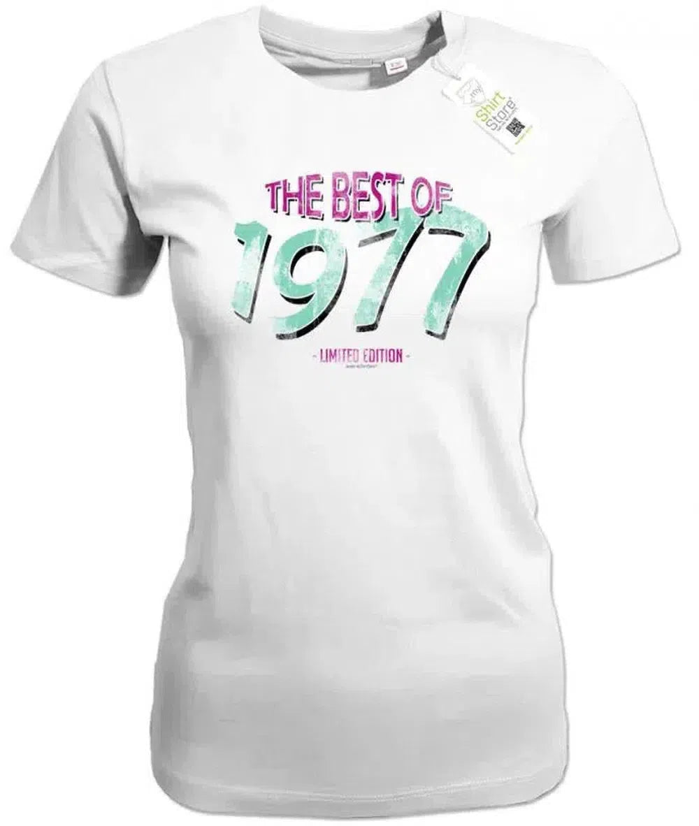 The best of 1977 - Vintage - Geburtstag - Damen T-Shirt