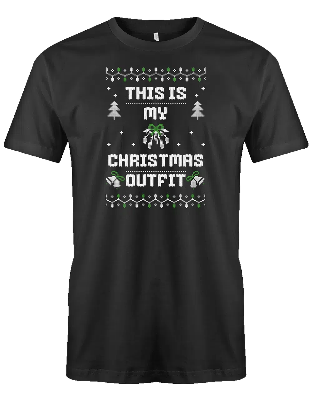 This is my christmas outfit Ugly Sweater Style Herren T Shirt