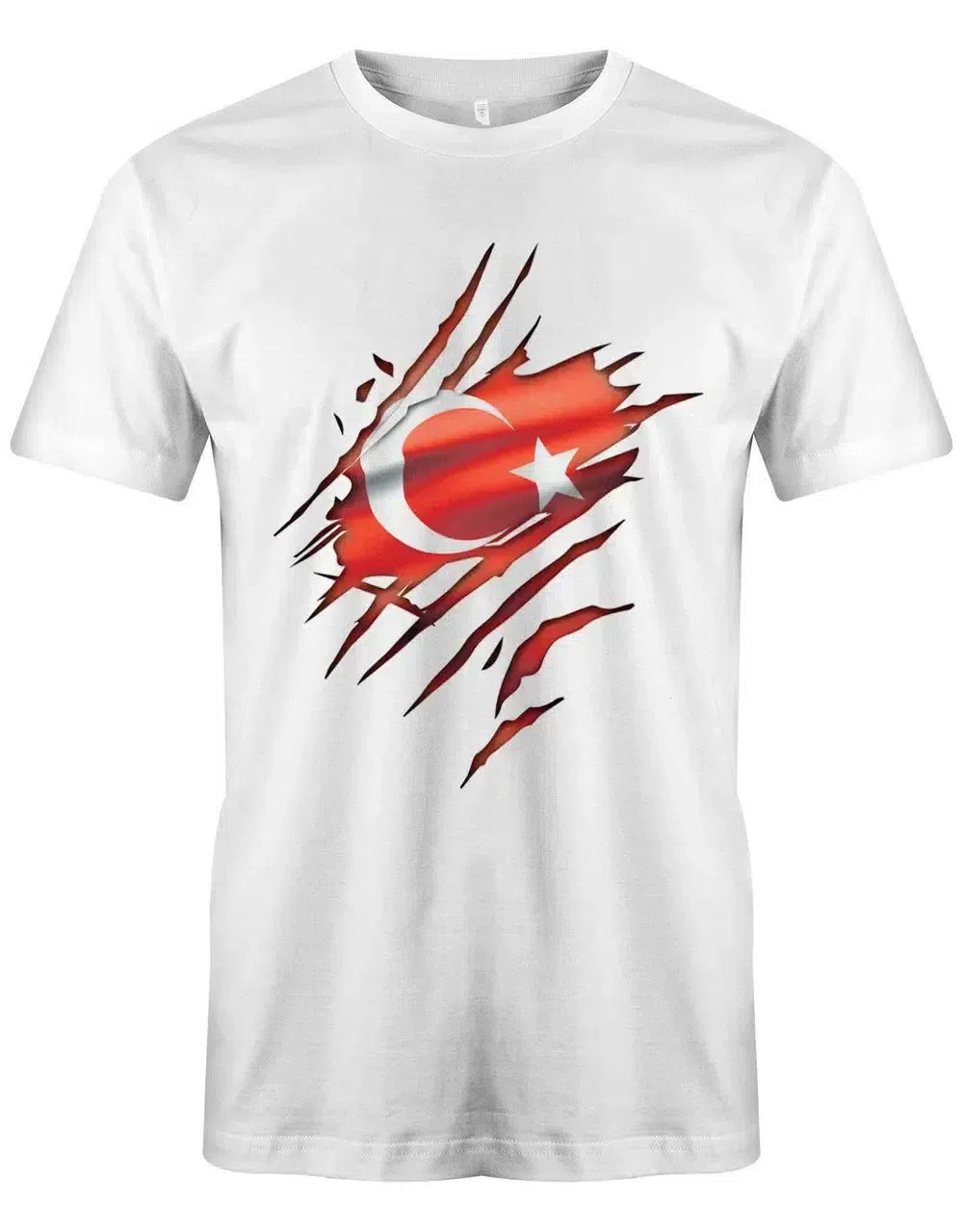 Türkei - aufgerissenes Shirt - WM EM - Herren T-Shirt