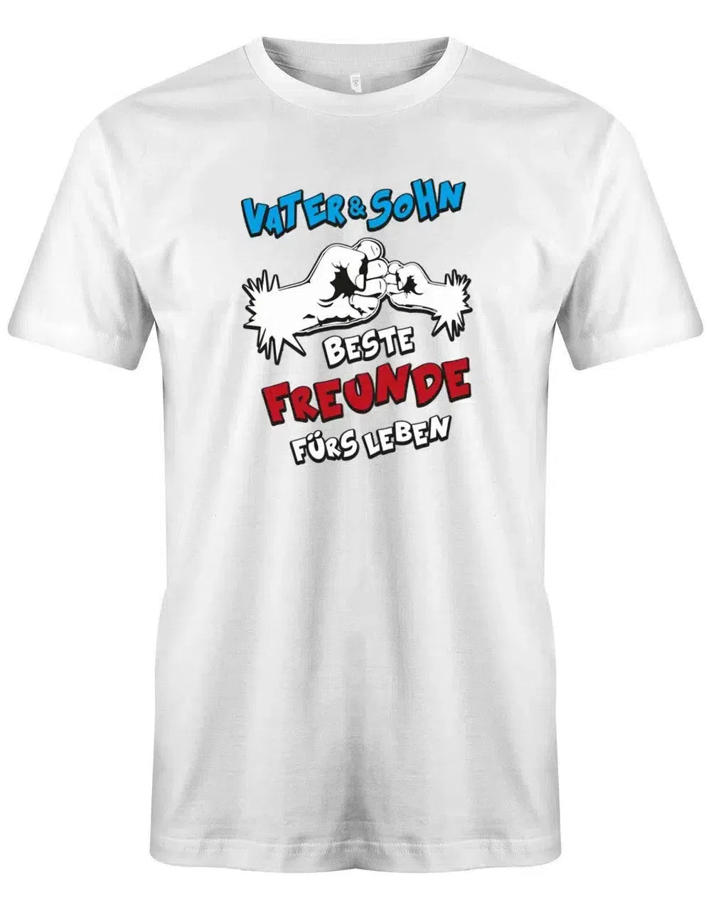 Vater und Sohn - Beste Freunde fürs Leben - Comic - Papa Sohn Shirt Herren
