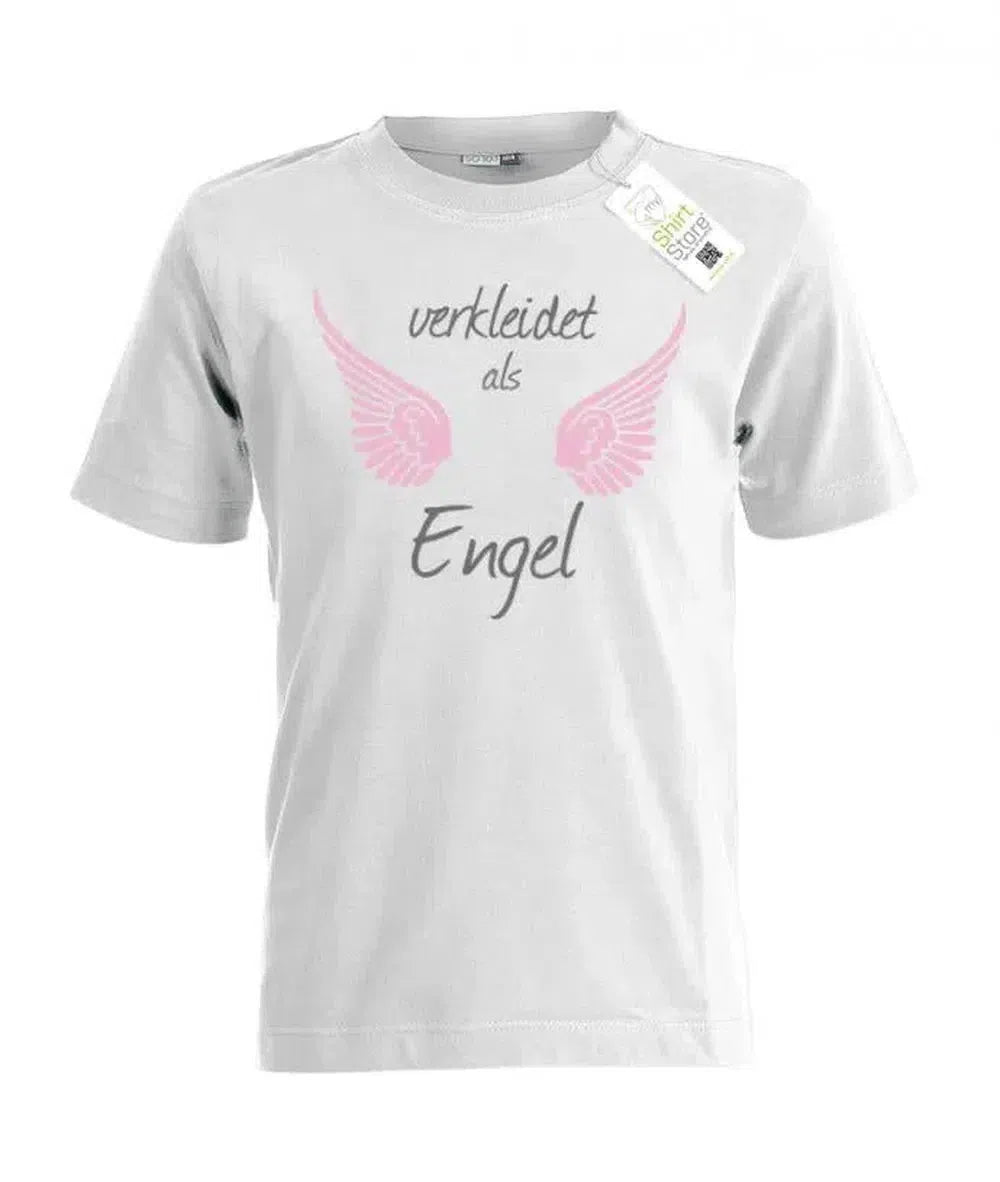 Verkleidet als Engel - Kinder T-Shirt Kostüm