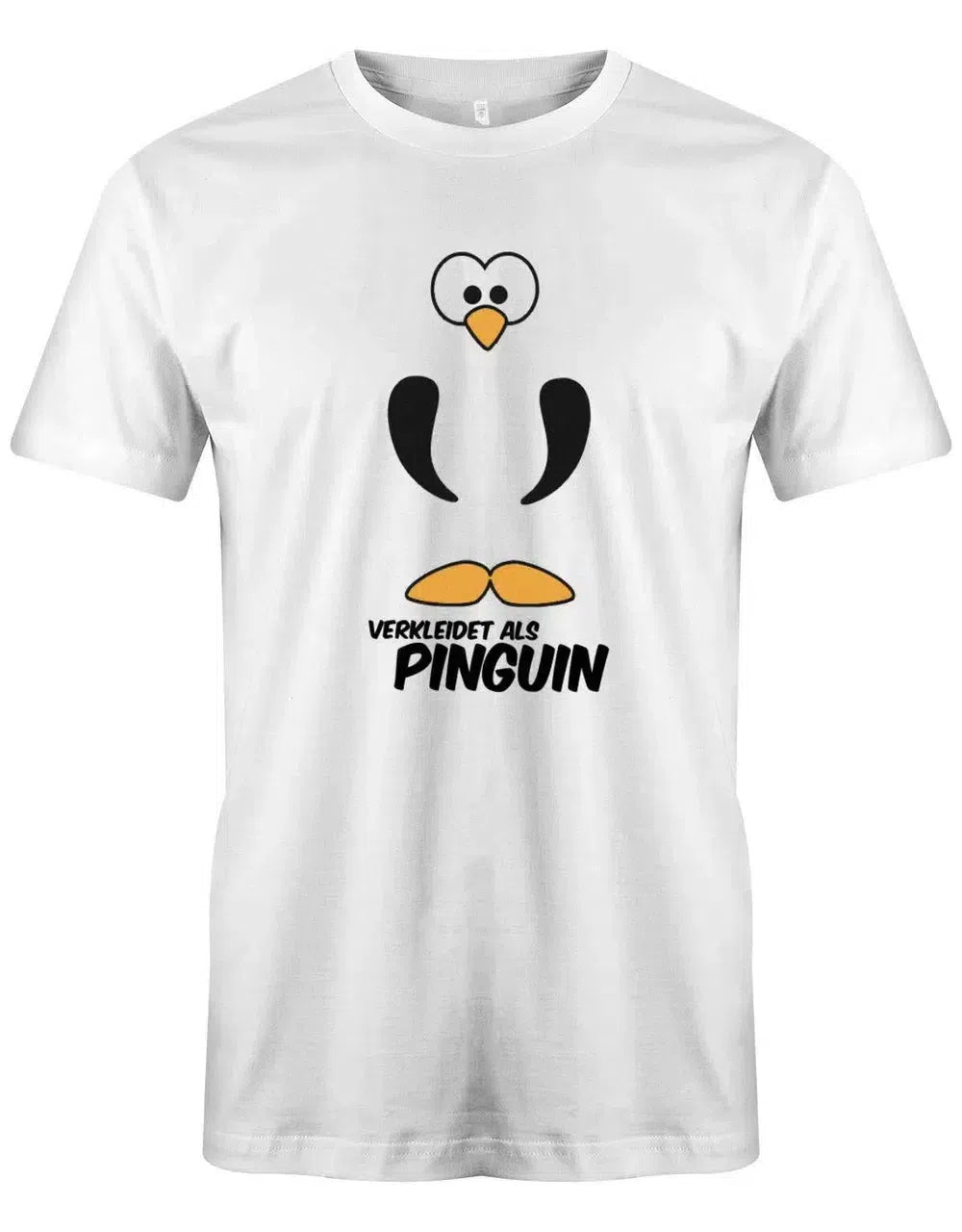 Verkleidet als Pinguin - Karneval - Herren T-Shirt