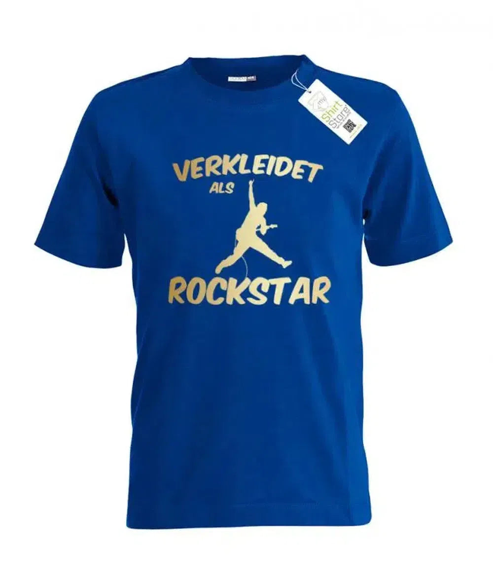 Verkleidet als Rockstar - Kinder T-Shirt Kostüm