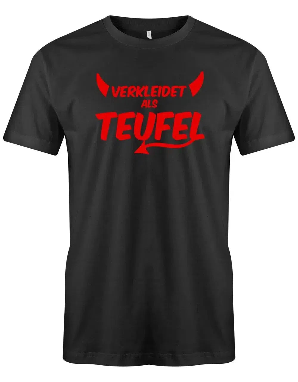 Verkleidet als Teufel - Karneval - Herren T-Shirt