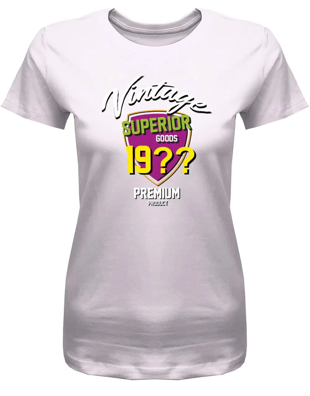 Vintage Superior Goods IHR GEBURTSJAHR - Geburtstag - Damen T-Shirt