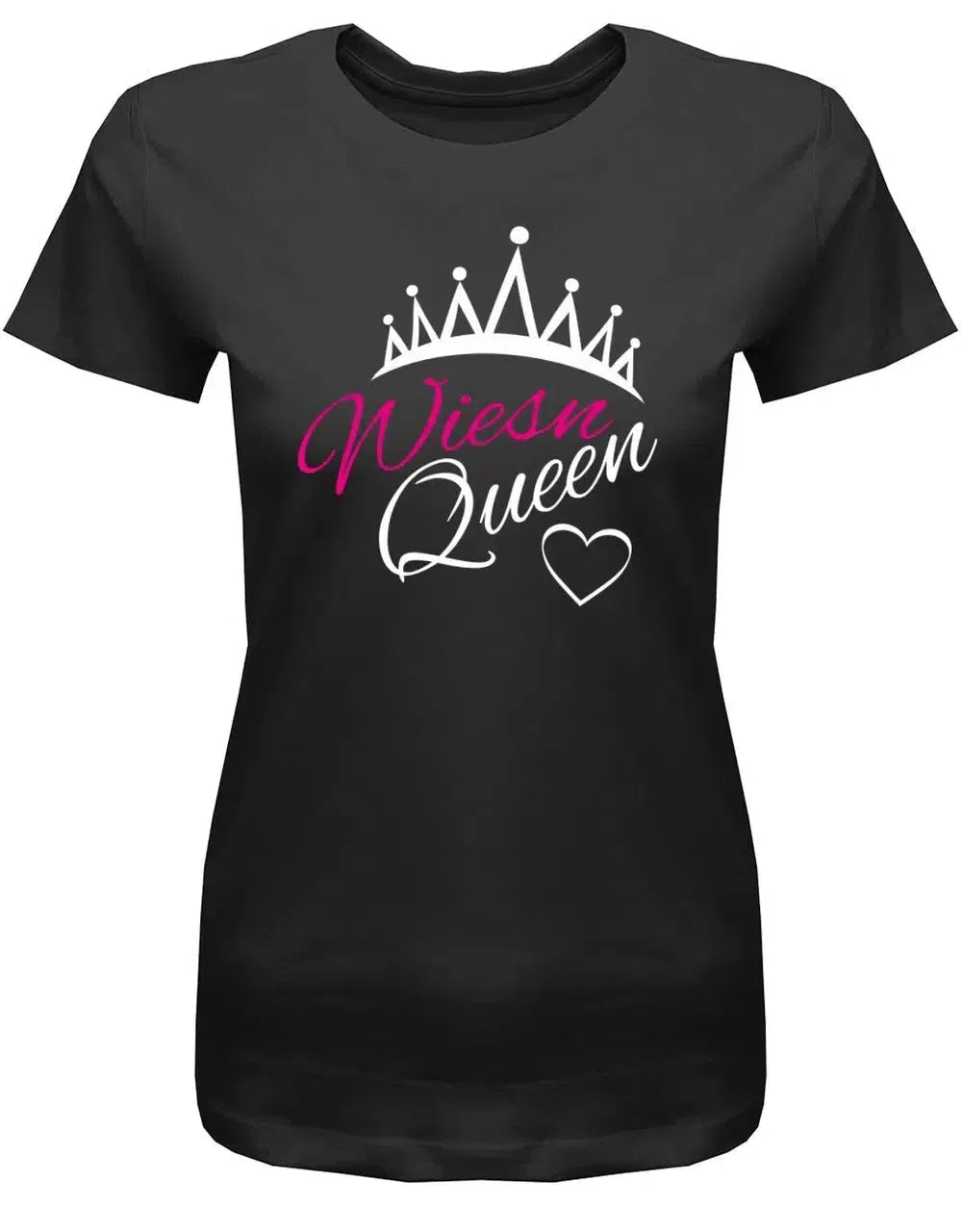 Wiesn Queen - Oktober-Volksfest Diadem Trachten Deluxe - Damen T-Shirt