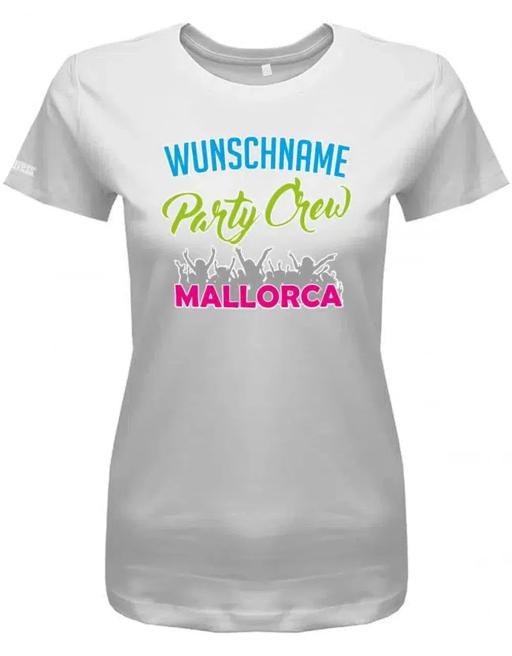 Wunschname Party Crew Mallorca - Damen T-Shirt