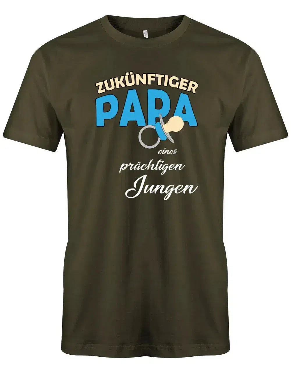 Zukünftiger Papa eines prächtigen Jungen - Papa Sohn Shirt Herren
