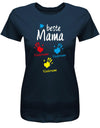 Beste-Mama-3-Kinder-Wusnchnamen-Damen-Shirt-Navy