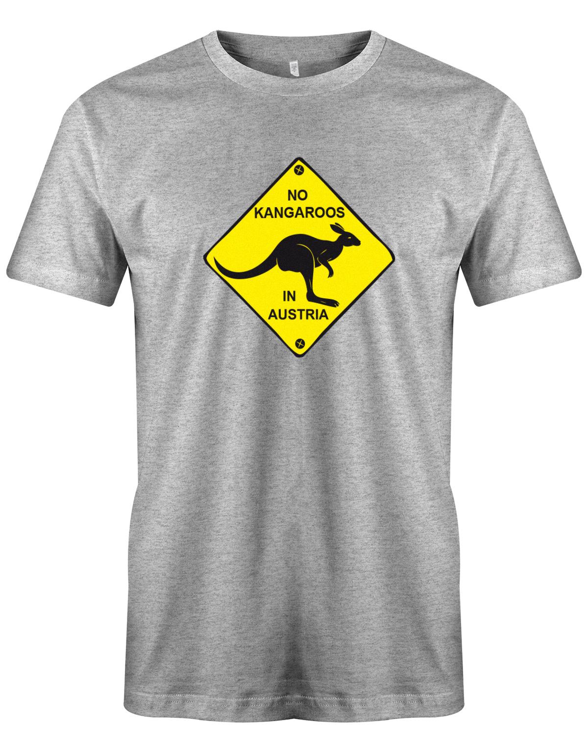 – Kangaroos - Fun - No in Austria Herren T-Shirt myShirtStore