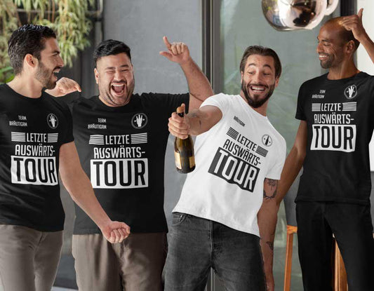 Junggesellenabschied im Fußballtrikot-Style: Die Letzte Auswärtstour des Bräutigams!