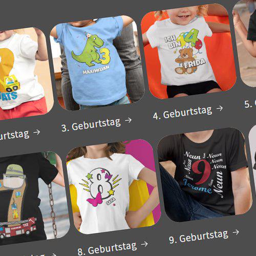 T Shirt Kinder Geburtstag