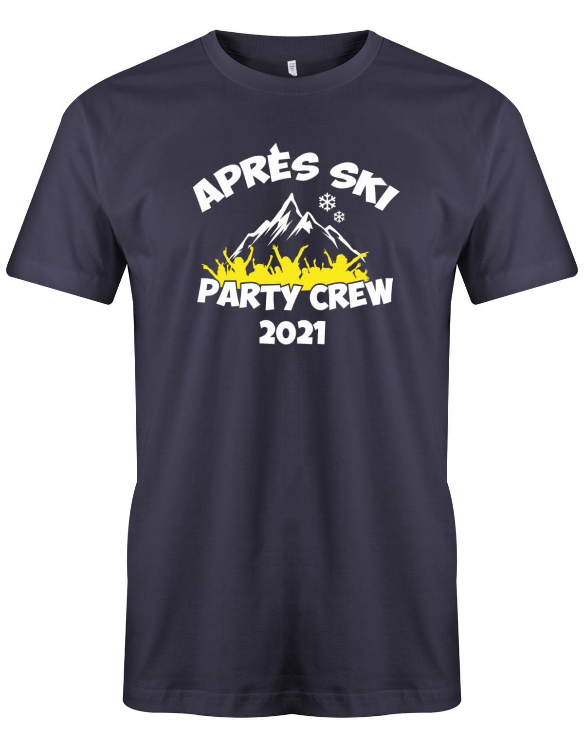 Apres ski t shirt für die Party. Party crew 2024 2025