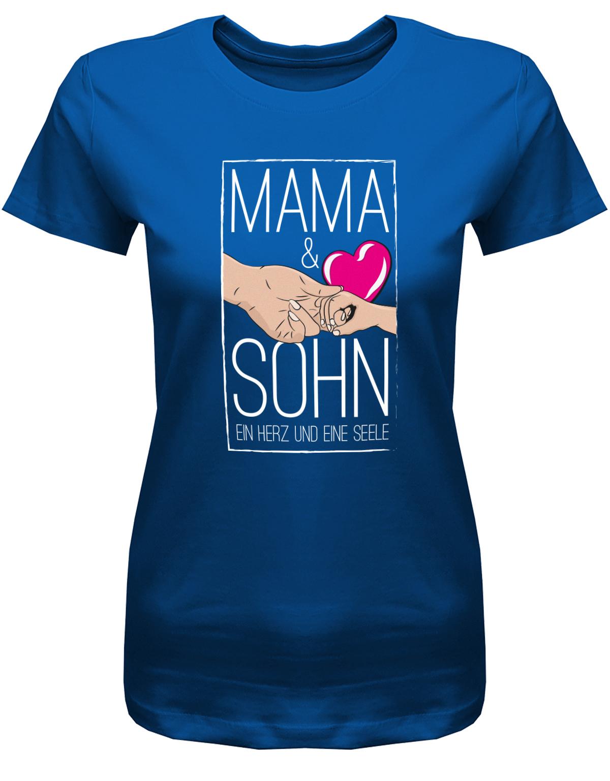 bedrucktes t shirt für mamas. Tshirt für Mama mit Sohn oder Tochter. Ein Herz und eine Seele